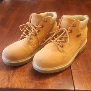 Lugz Drifter LX Wheat Nubuck Chukka Work Boot, Brown, 11